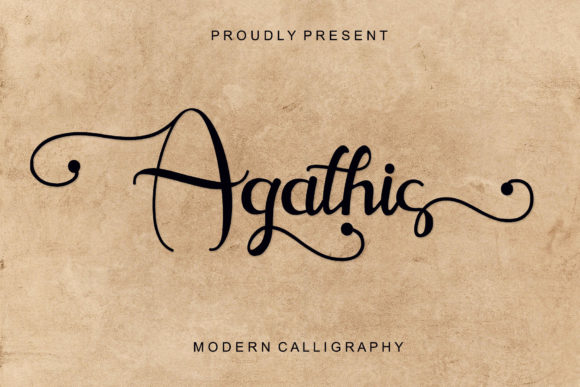 Agathis: A Delicate Script Font