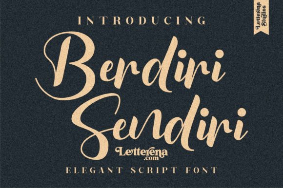 Berdiri Sendiri Font for Business