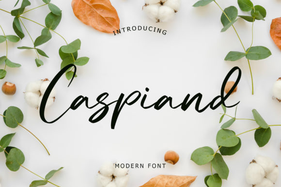 Caspiand: A Modern Handwritten Font