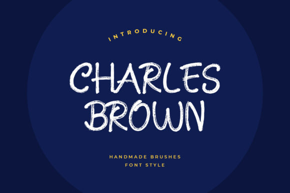 Charles Brown Font: Playful Script for Crafters