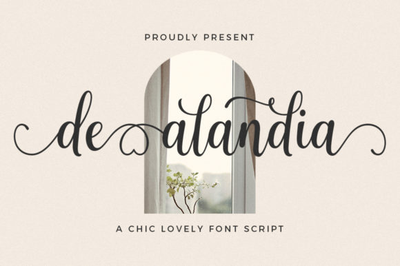 De Alandia: A Refined Script Font for Business