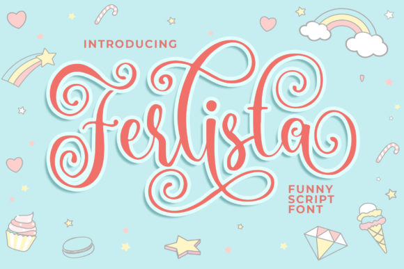Ferlista: A Playful Script Font for Web Design