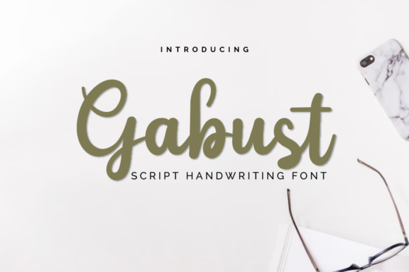 Gabust Font for Business Branding