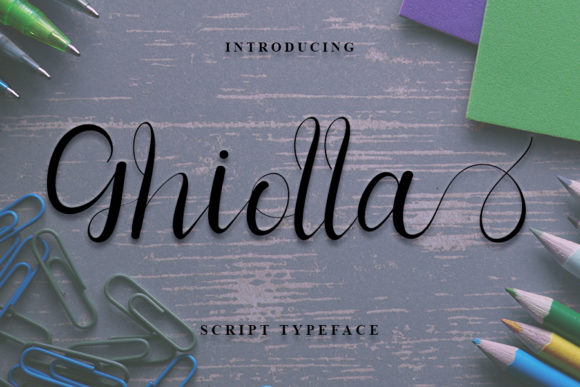 Ghiolla: A Sweet Script Font for Business