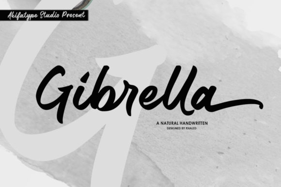 Gibrella: A Bold Handwritten Font for Crafters