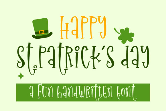 Happy St. Patrick’s Day Font