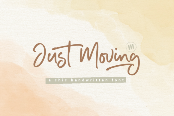 Just Moving Font for Creative Marketing