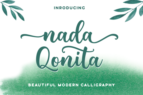 Nada Qonita Font: Elegant Script for Editorial Design
