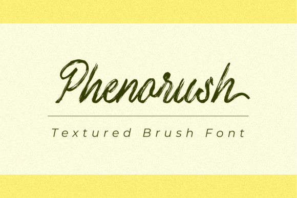 Phenorush: A Stylish Script Font for Web Design