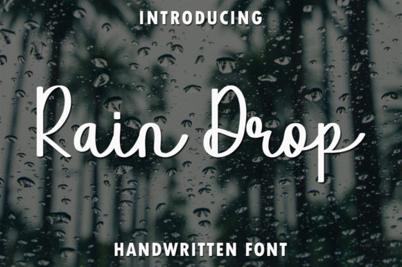 Rain Drop Font for Professional Branding