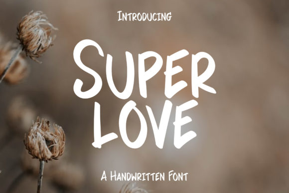 Super Love Font for Web Design
