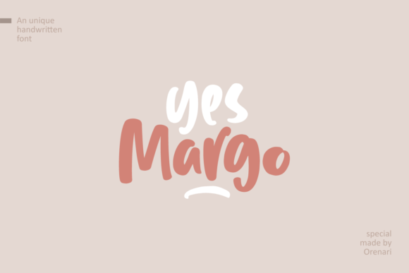 Yes Margo: A Playful Typeface for Creative Projects